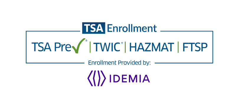 TSA Enrollment provided by IDEMIA